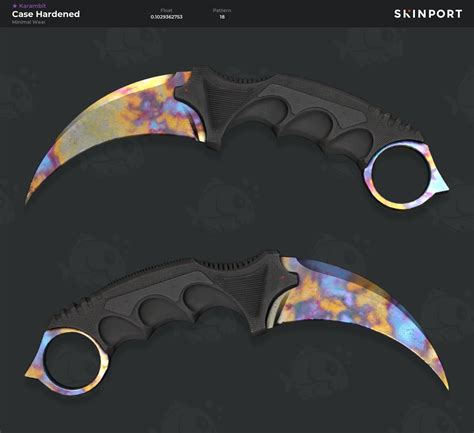 Karambit case hardened minimal wear  The knife is typically used with a reverse grip, with the finger ring on the index finger